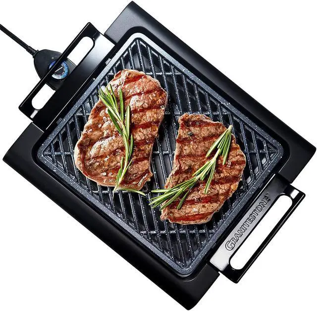 Main image of Granitestone Indoor Electric Smoke-Less Grill with Cool-touch handles