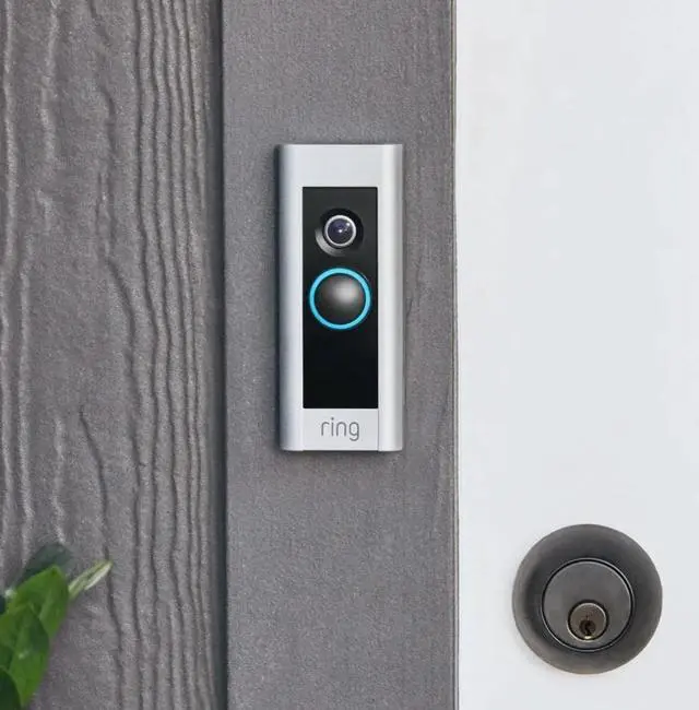 Alt view image 2 of 2 - Ring Video Doorbell Pro - Satin Nickel