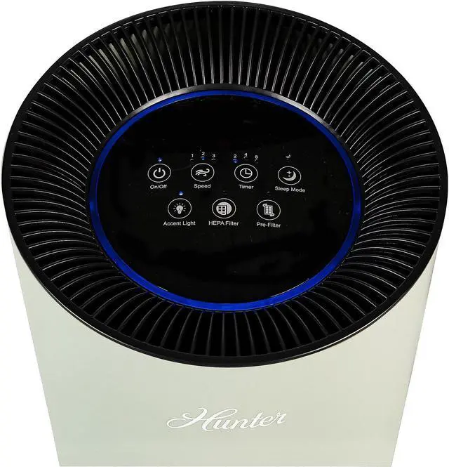 Alt view image 3 of 4 - Hunter HP670 True HEPA Digital Tall Tower Air Purifier - Sage