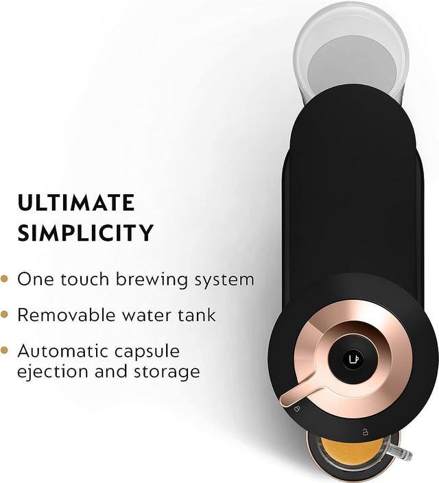 Alt view image 2 of 3 - Nespresso Vertuo Coffee and Espresso Maker - Black Matte Rose Gold