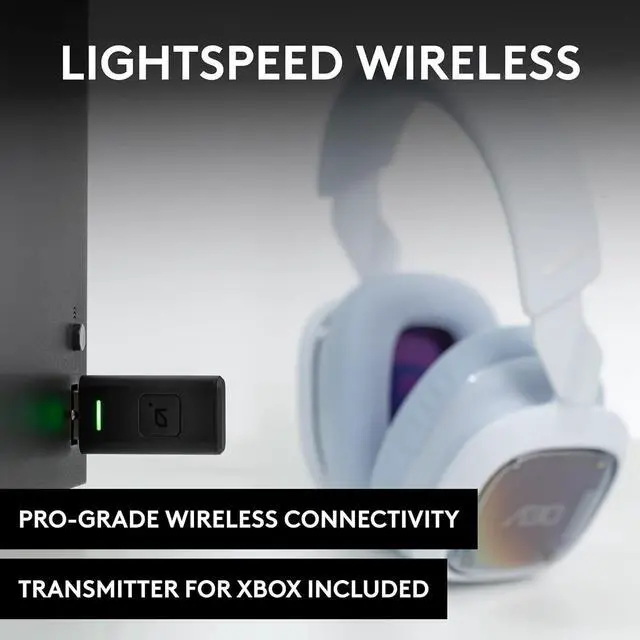 Alt view image 3 of 3 - ASTRO Gaming A30 Wireless Gaming Headset for Xbox Series X|S (White)