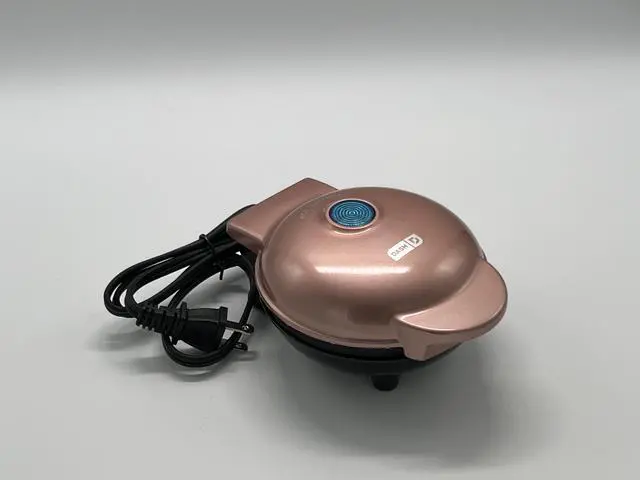 Main image of Dash Mini Pizzelle Maker - Metallic Rose Gold