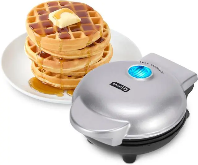 Alt view image 2 of 2 - Dash Mini Pizzelle Makers for Individual Waffles Hash Browns, Keto Chaffles with Easy to Clean, Non-Stick Surfaces (Metallic Holiday Red)