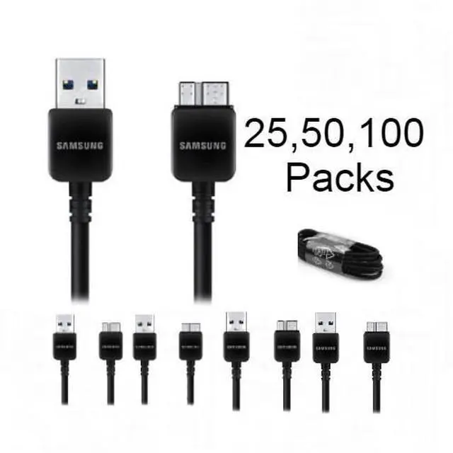 Main image of Samsung USB 3.0 Sync Transfer and Charge Cable (5 Feet) Black - ET-DQ11Y1BE