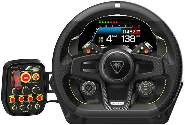 Alt view image 4 of 5 - Turtle Beach - VelocityOne Race Wheel & Pedal System for Xbox Series X|S, Windows PCs  Force Feedback, & Three Pedals - Black