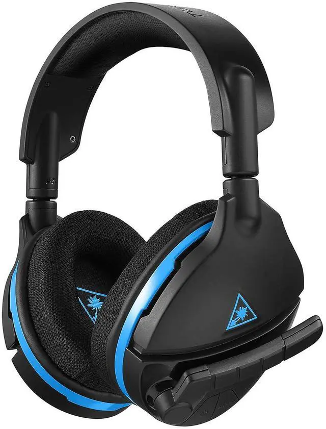 Alt view image 3 of 5 - Turtle Beach - Stealth 600 Wireless Surround Sound Gaming Headset for PlayStation 4 and PlayStation 4 Pro - Black/Blue