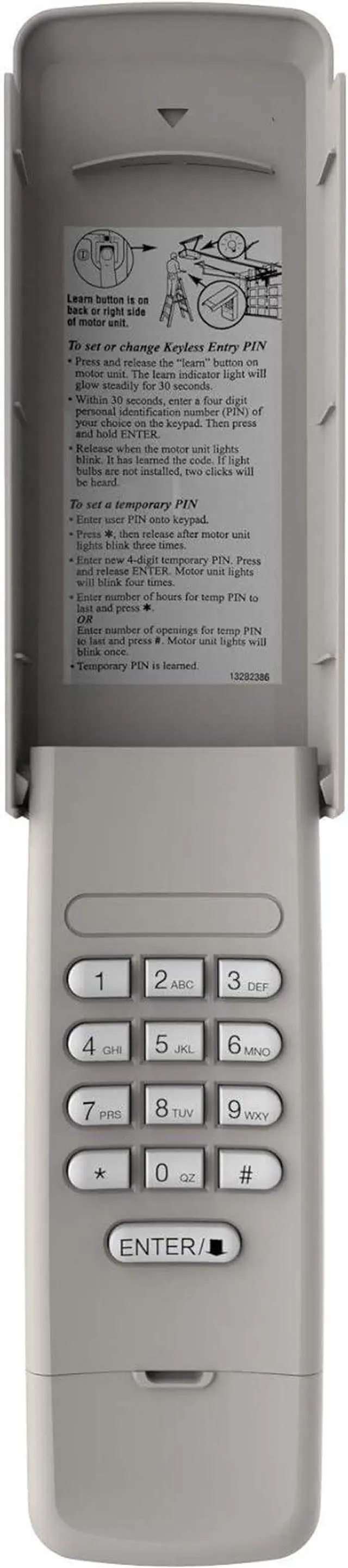 Main image of Craftsman CMXZDCG440 Garage Door Wireless Keypad, Gray