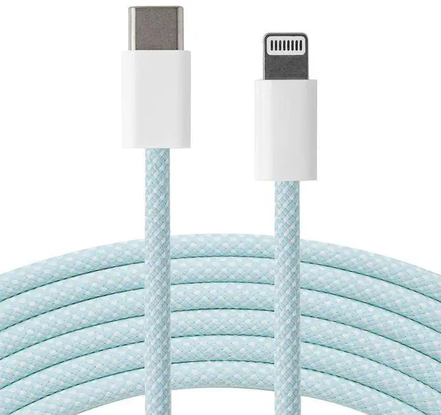 Main image of Apple Braided USB-C to Lightning Cables 1m - Blue