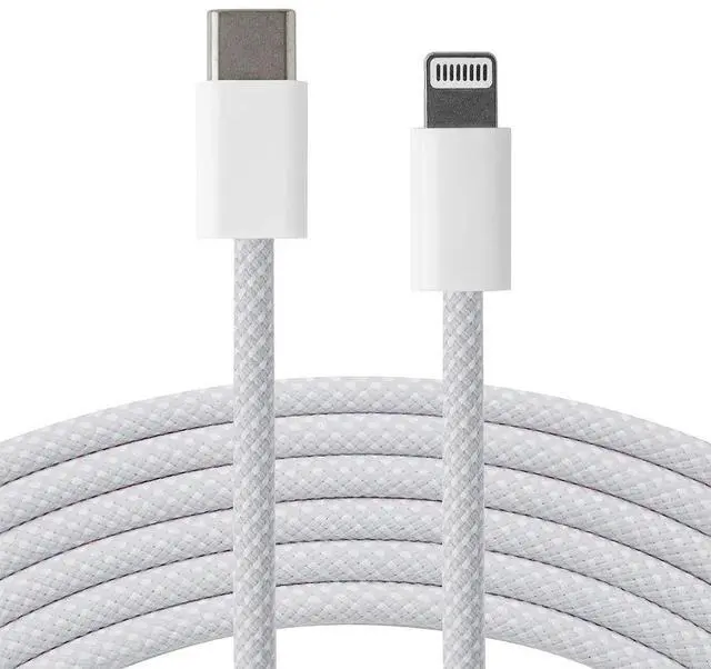 Main image of Apple Braided USB-C to Lightning Cables 1m - Silver