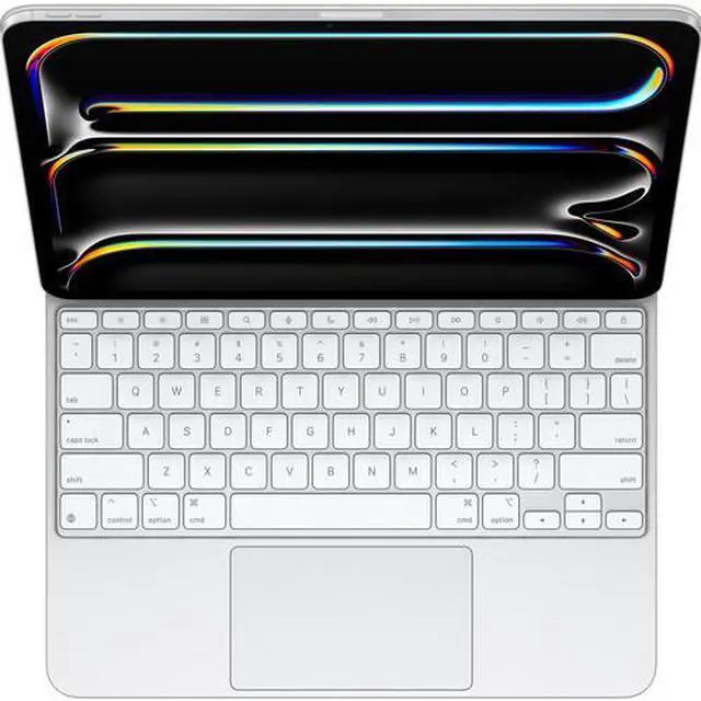 Alt view image 5 of 5 - Apple Magic Keyboard for iPad Pro 13" (M4) MWR43LL/A - White