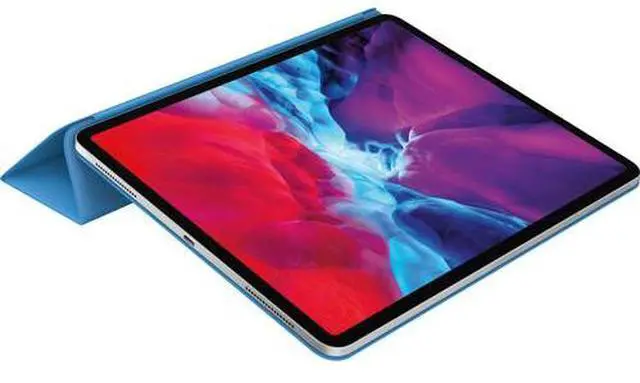Alt view image 2 of 5 - Apple Smart Folio for 12.9-inch iPad Pro (3rd to 6th Gen) MXTD2ZM/A - Surf Blue