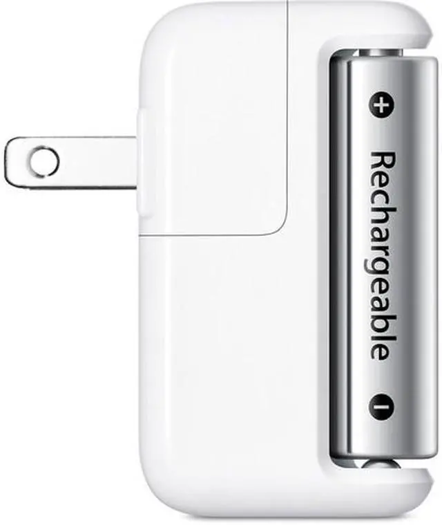 Alt view image 3 of 6 - Apple Battery AC Charger w/ AA Rechargeable Batteries 6 Pack MC500LL/A NEW A1360
