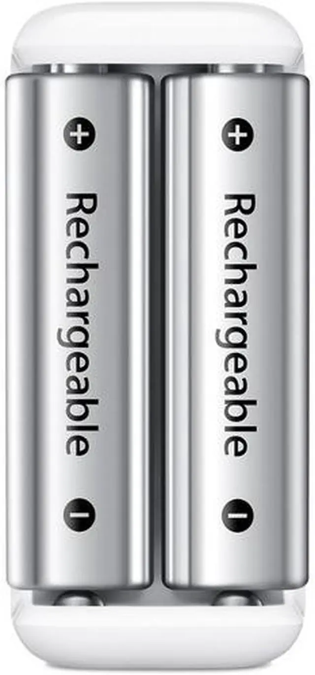 Alt view image 2 of 6 - Apple Battery AC Charger w/ AA Rechargeable Batteries 6 Pack MC500LL/A NEW A1360