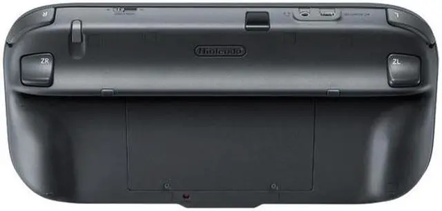 Alt view image 4 of 6 - Nintendo Wii U Black Next Gen Gaming Console & Game Pad - 32GB HD Deluxe Set