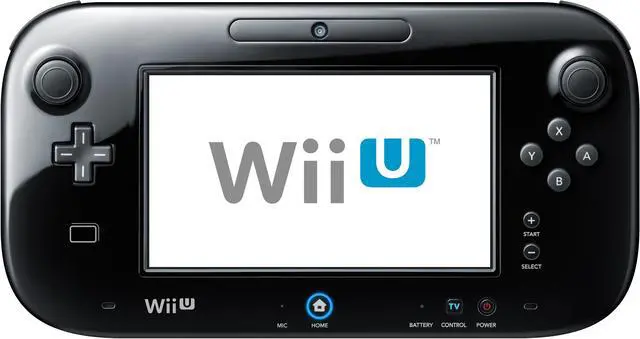 Alt view image 2 of 6 - Nintendo Wii U Black Next Gen Gaming Console & Game Pad - 32GB HD Deluxe Set