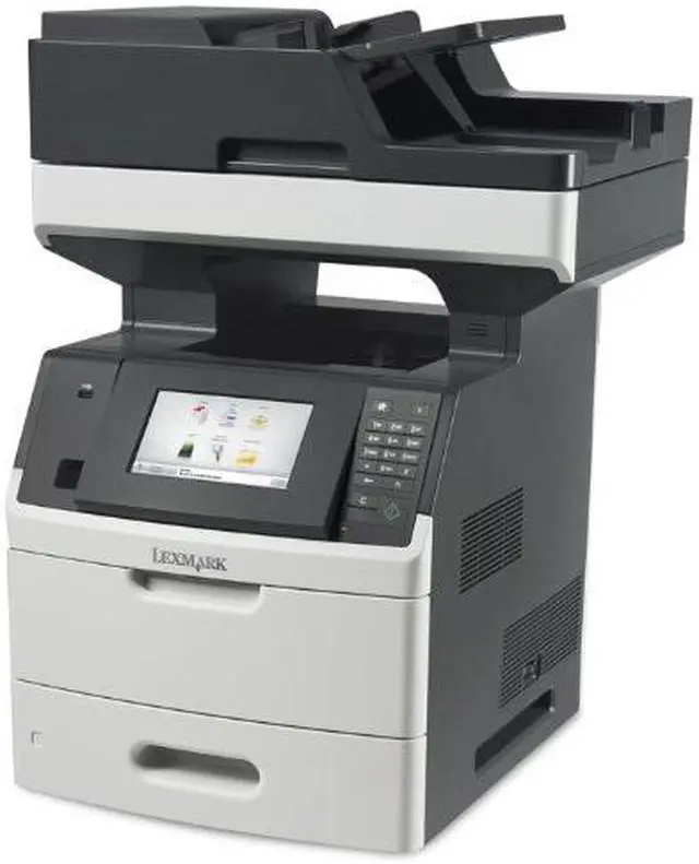 Alt view image 2 of 6 - Lexmark MX710DE Monochrome Printer with Scanner, Copier and Fax - 24T7401