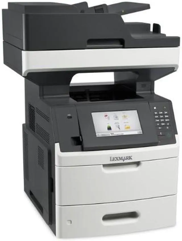 Alt view image 3 of 6 - Lexmark MX710DE Monochrome Printer with Scanner, Copier and Fax - 24T7401