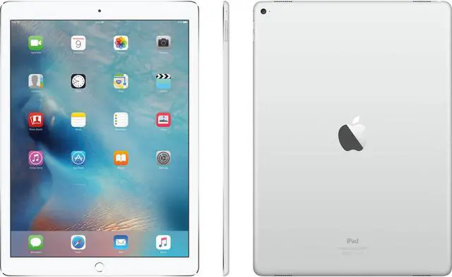 Alt view image 2 of 3 - Apple iPad Pro 12.9" Retina Display 128GB Touch ID Wi-Fi Only Silver - ML0Q2LL/A