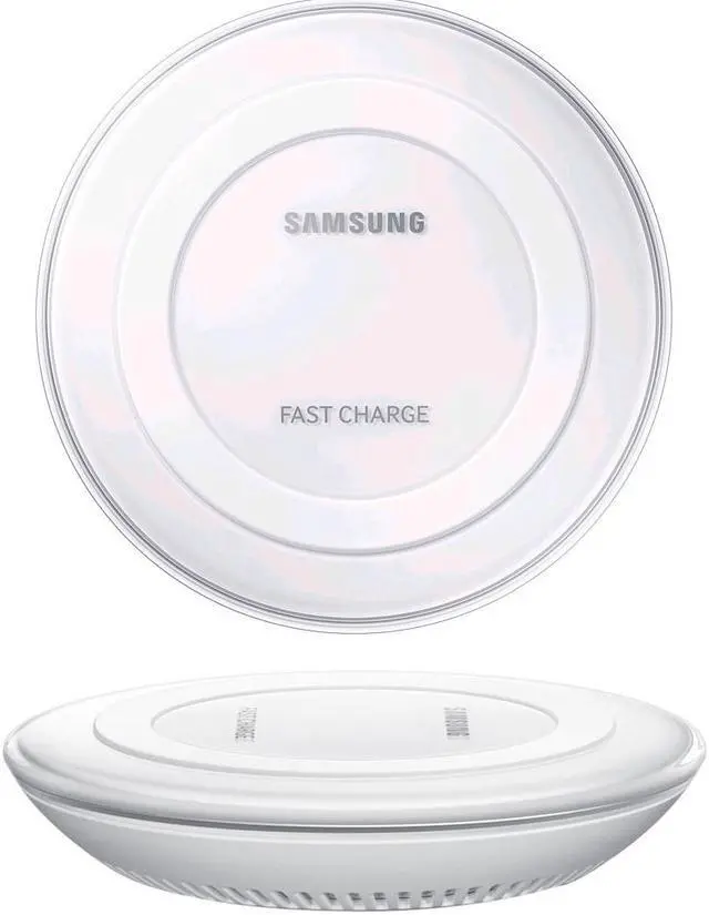 Main image of Samsung Fast Charging Pad for Galaxy Smartphones & Qi Compatible Devices - White
