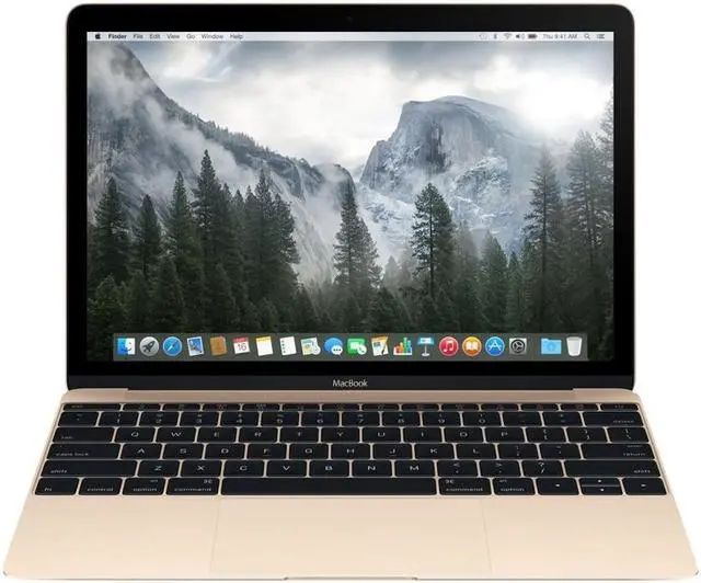 Alt view image 2 of 6 - Apple MacBook 12" Display 1.1 GHz M Dual-Core 8GB Memory 256GB Hard Drive Retina Laptop (Gold) MK4M2LL/A