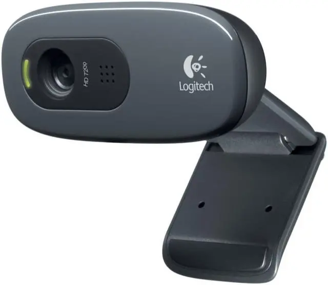 Alt view image 6 of 10 - Logitech C270 Webcam - Black - USB 2.0