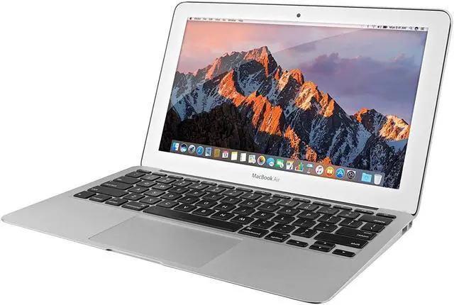 Alt view image 2 of 15 - Apple MacBook Air MJVM2LL/A 11.6" Laptop 1.6 GHz Intel Core i5 4 GB Memory 128 GB Flash Storage (Early 2015)