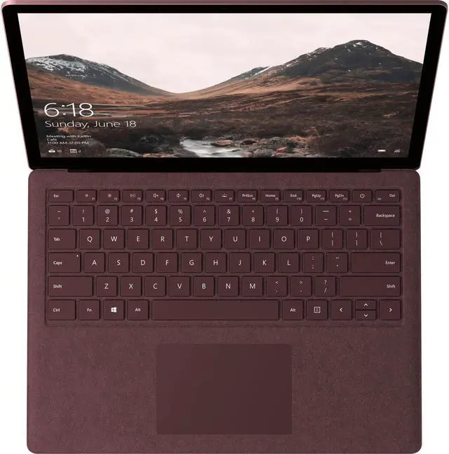 Alt view image 2 of 5 - Microsoft Surface Laptop - Intel Core i5, 8GB RAM, 256GB SSD - Burgundy