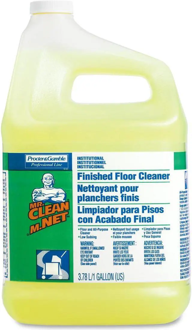Main image of Procter & Gamble PGC02621CT Mr. Clean Finished Floor Cleaner, Lemon Scent, 1gal Bottle, 3/Carton, 1 Carton