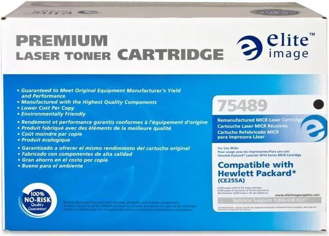 Alt view image 2 of 9 - Elite Image 75489 MICR Toner Cartridge 6000 Page Yield Black