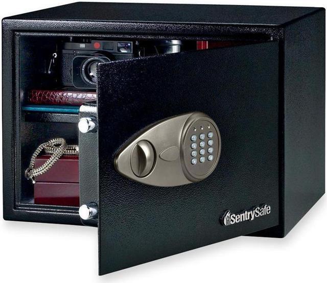 SENTRY SAFE P005C Compact Safe,0.05 cu ft,Black 