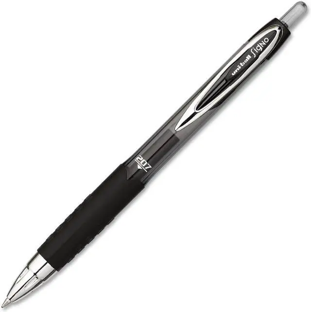Alt view image 5 of 11 - Uni-Ball Signo 207 Gel Medium Pen Point Type - 0.7 mm Pen Point Size - Black Ink