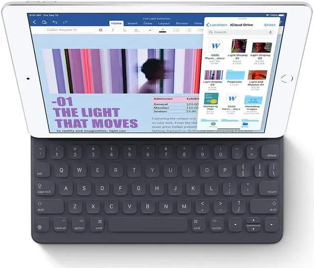 Alt view image 4 of 8 - Apple iPad 10.2" 32GB Wifi 2019 7th Generation - Silver MW752LL/A