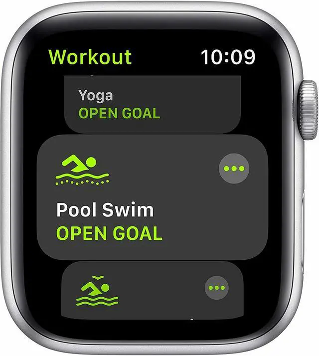 Alt view image 2 of 10 - Apple Watch SE 44mm Silver Aluminum Case with White Sport Band GPS MYDQ2LL/A