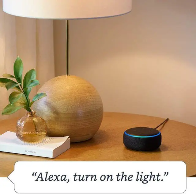Alt view image 4 of 8 - Amazon Echo Dot 3rd Gen Smart Speaker with Alexa - Charcoal - C78MP8