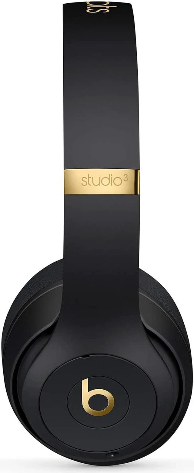 Alt view image 6 of 12 - Studio 3 Wireless Bluetooth Noise Cancelling Over-the-Ear Headphones Midnight Black - Skyline Collection MXJA2LL/A