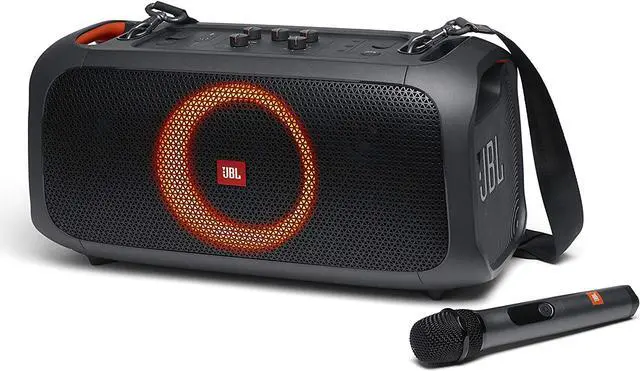 Main image of PartyBox On-The-Go Portable Karaoke Party Speaker - Black B08HG2YC65