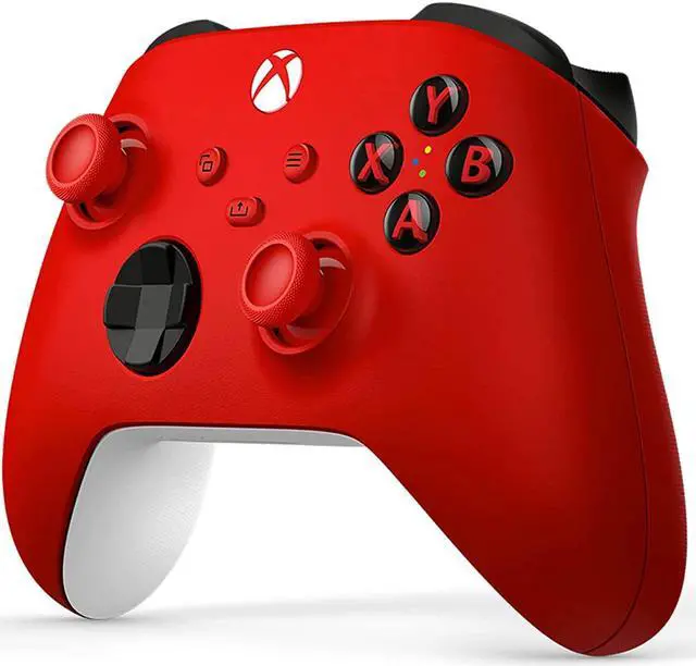 Alt view image 2 of 10 - Microsoft Wireless Controller for Xbox Series X/S - Pulse Red QAU-00011
