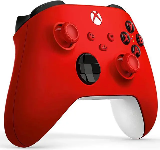 Alt view image 3 of 10 - Microsoft Wireless Controller for Xbox Series X/S - Pulse Red QAU-00011