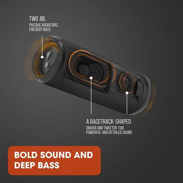 Alt view image 4 of 20 - Flip 6 Portable Bluetooth Splashproof Waterproof Speaker Blue JBLFLIP6BLUAM