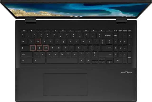 Alt view image 4 of 7 - Asus Chromebook Flip 15.6" 8GB RAM 128GB AMD Ryzen 5 3500C  - Gun Metal CM5500FDA-IN588T