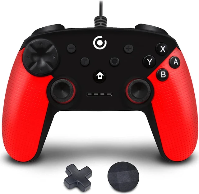 Main image of Core Innovations Wired Gaming Controller Compatible with Nintendo Switch - Black, Red NSC004WD