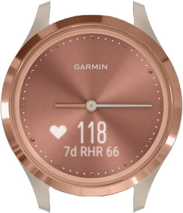 Refurbished: Garmin Vivomove 3s Rose Gold Stainless Steel Light