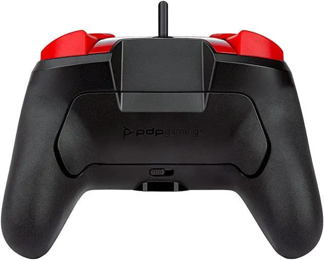 Alt view image 4 of 7 - PDP Gaming Faceoff Deluxe+ Wired Switch Pro Controller - Red/Blue Mario Design 500-134-NA-C1MR-1