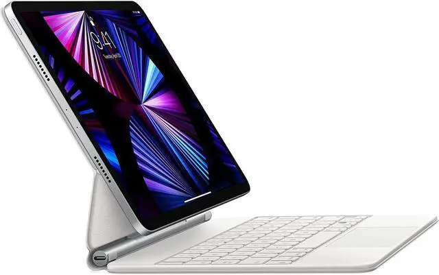 Alt view image 2 of 3 - Pad Magic Keyboard for iPadPro 11" and iPadAir - White - MJQJ3LL/A