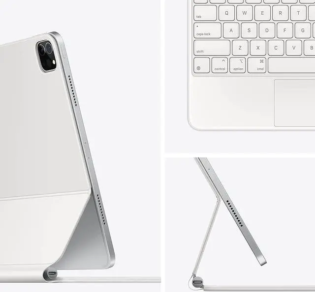 Alt view image 3 of 3 - Pad Magic Keyboard for iPadPro 11" and iPadAir - White - MJQJ3LL/A