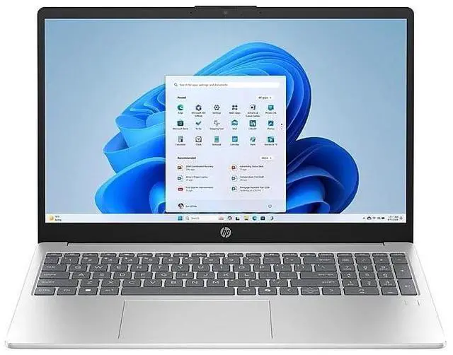 Main image of HP 15.6" FHD Touchscreen Laptop Intel Ultra 5-255U 8GB RAM 512GB SSD - Silver 15-FD2050WM