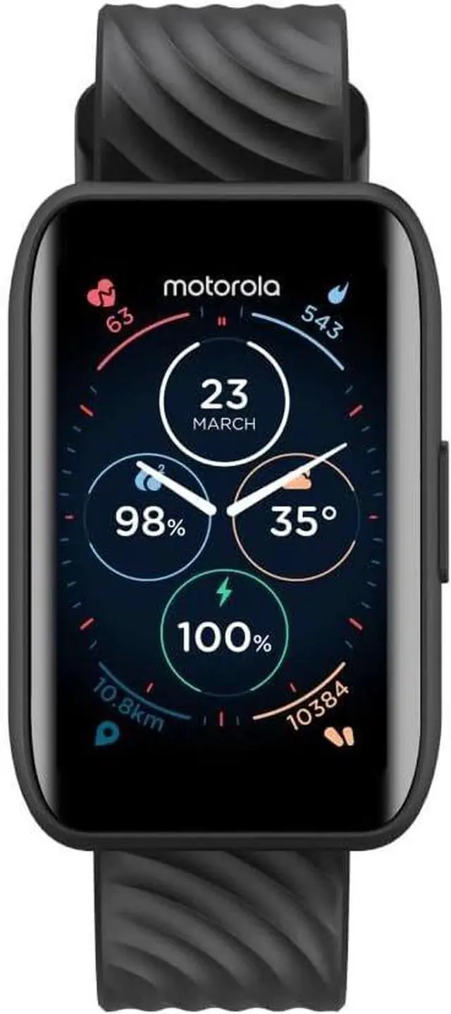 Main image of Motorola Moto 40 Bluetooth Smartwatch - Phantom Black MOSWZ40-PB - Watch Only