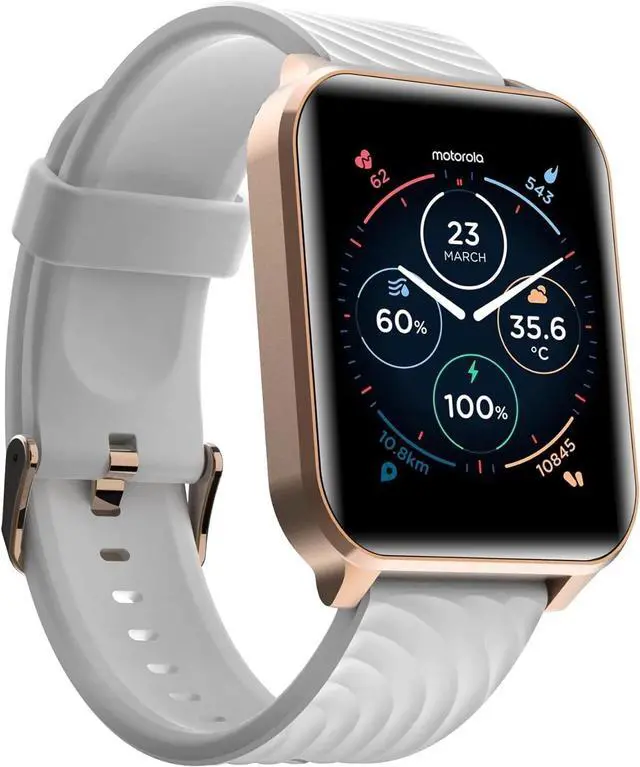 Main image of Motorola Moto 70 Health and Fitness Bluetooth Smartwatch Rose Gold - Watch Only - GRADE D