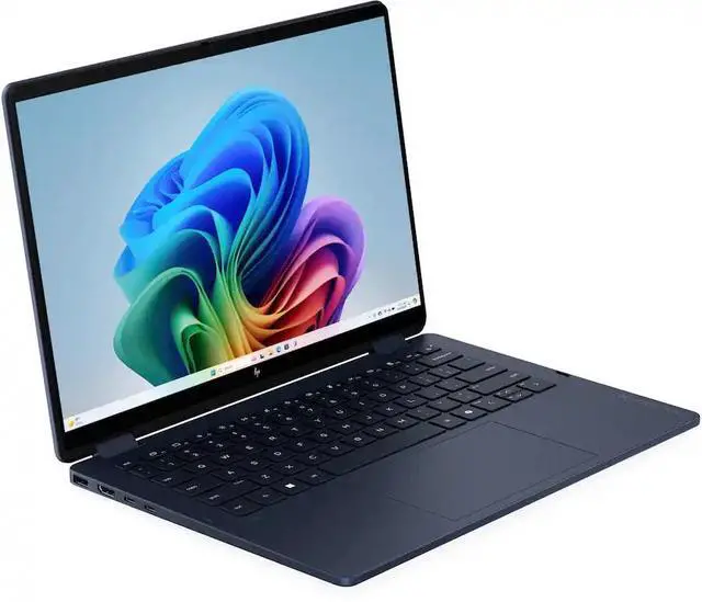 Alt view image 2 of 5 - HP OmniBook X Flip 2n1 14" 2K Touchscreen Intel Core Ultra 7 355 24GB 512GB SSD - Atmospheric Blue 14-KP0023DX
