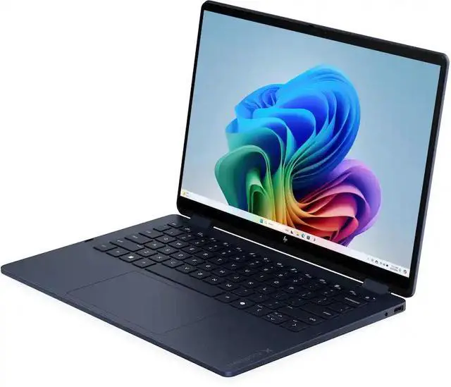 Alt view image 3 of 5 - HP OmniBook X Flip 2n1 14" 2K Touchscreen Intel Core Ultra 7 355 24GB 512GB SSD - Atmospheric Blue 14-KP0023DX
